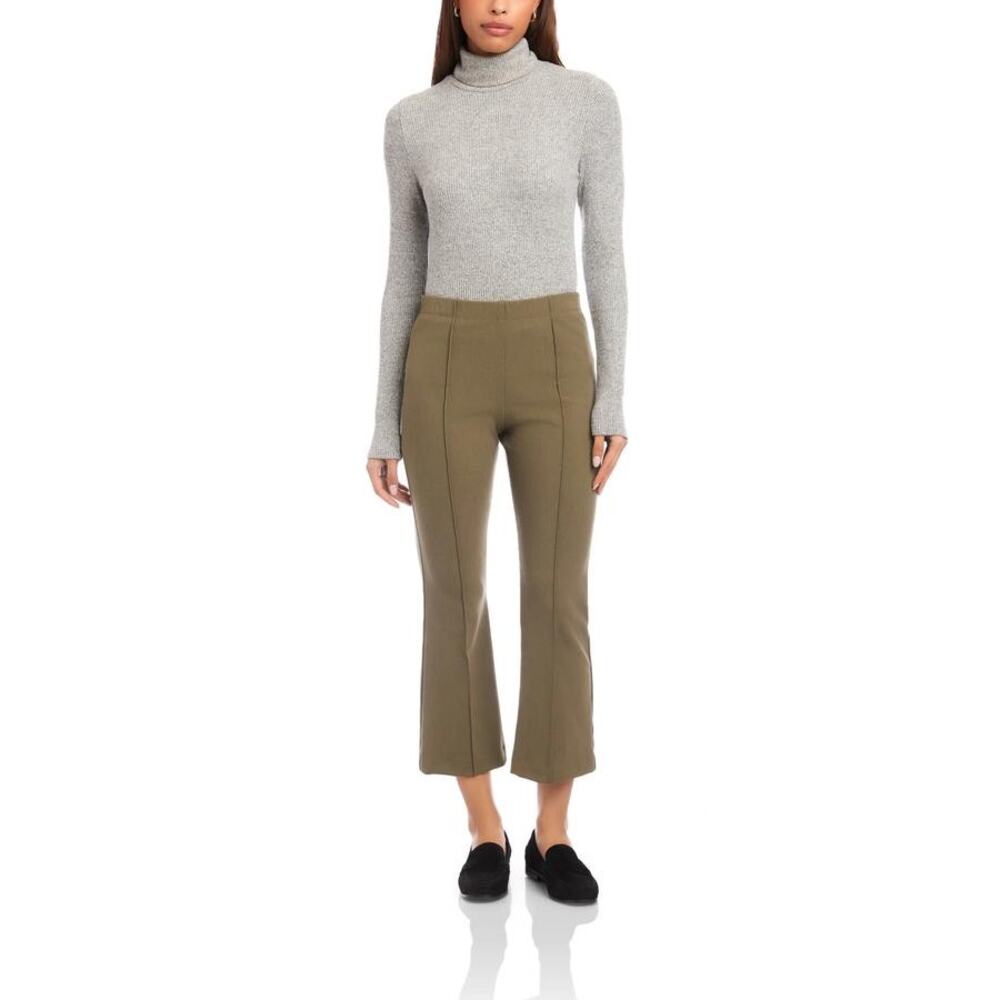 Fifteen Twenty Sigourney Pintuck Pants Light Olive M NWT Minimalist QuietLuxury